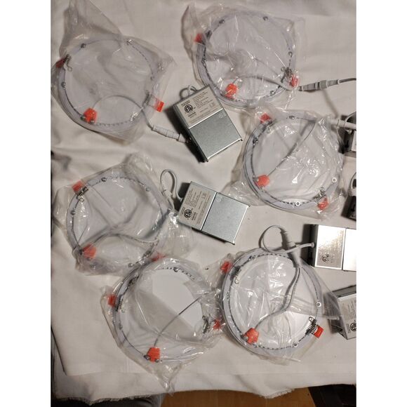 Amico 6 Pack 6 Inch 5CCT Ultra-Thin LED Recessed Ceiling Light with Junction Box - Picture 5 of 8